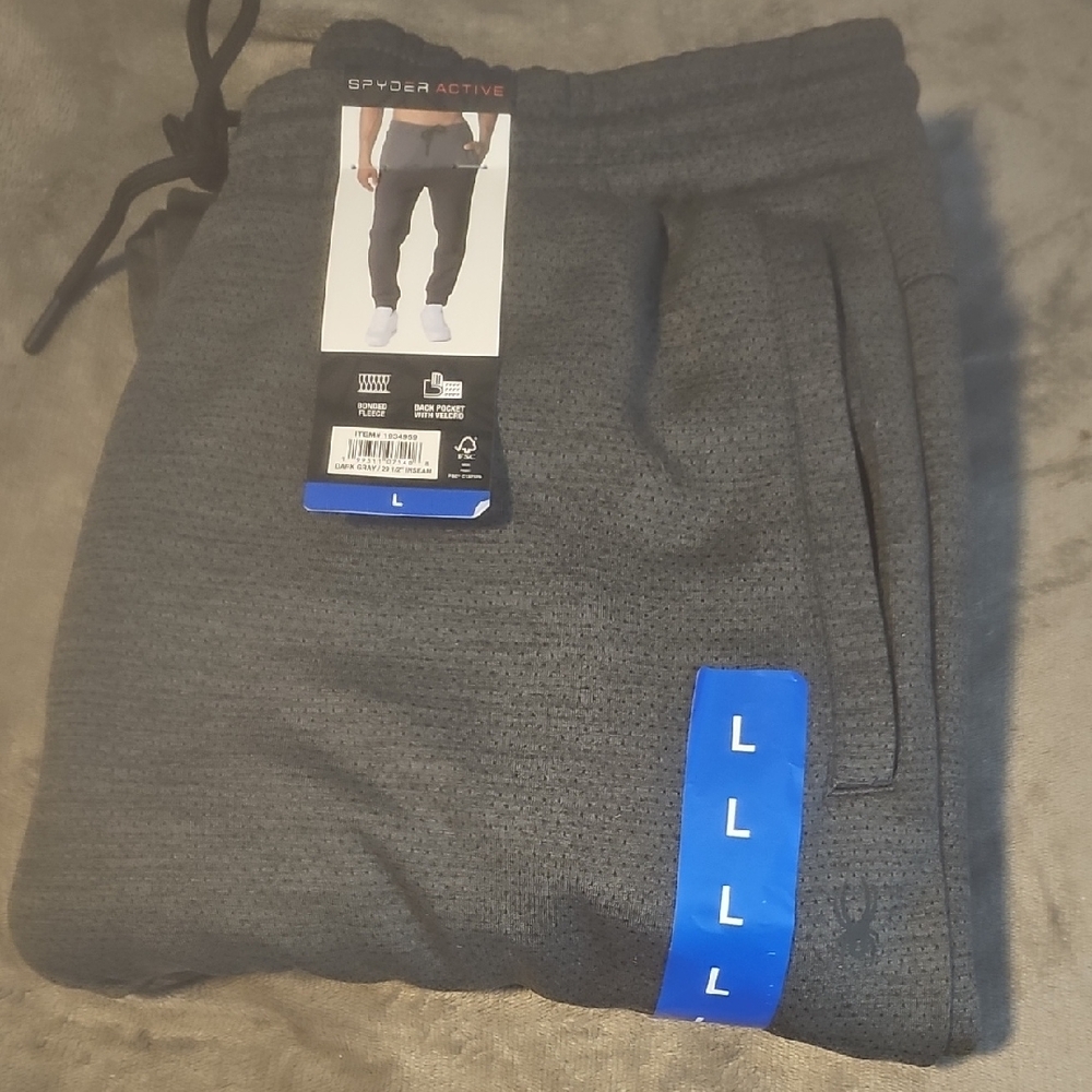 Spyder Active Dark Gray Fleece Pants